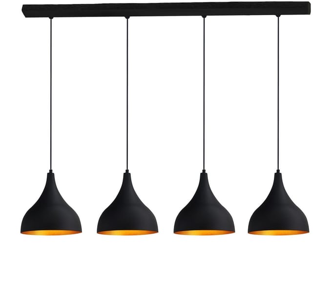 Bamyum Hanglamp Metalen Lamp Zwart Plafondlamp Modern Ceiling Lamp