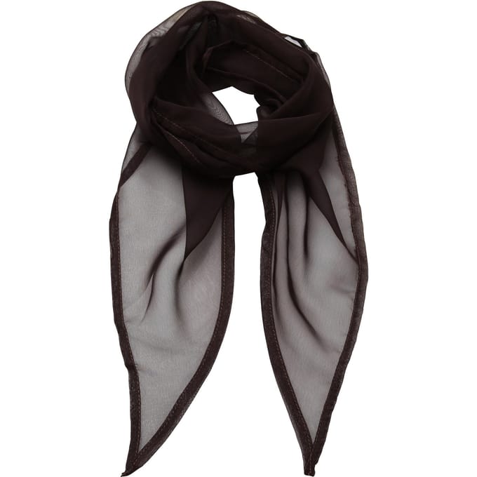 Premier Dames/vrouwenwerk Chiffon Formele Sjaal (Bruin)