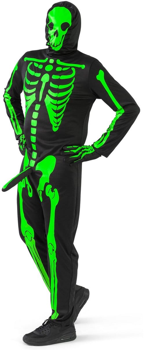 Mr Boner Groen Skelet - Man