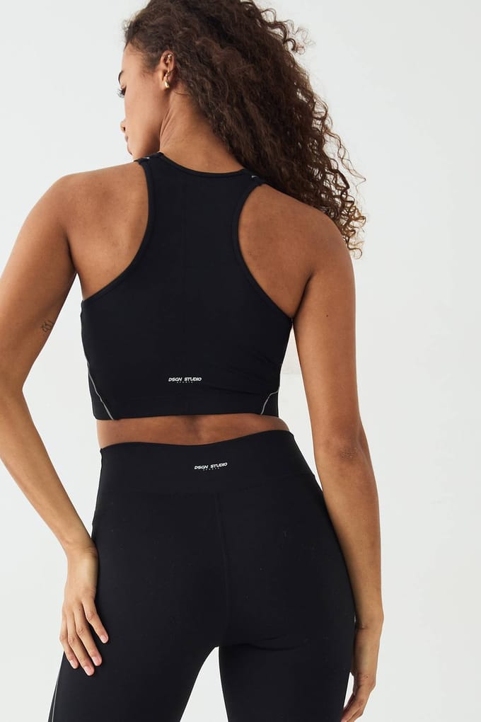Dames DSGN Studio Reflecterende Bies Ultra Sculpt Sport BH | Black | Maat: XS