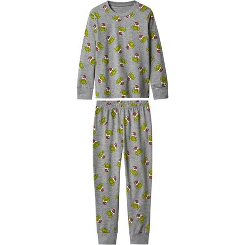 Lidl Kinder kerstpyjama The Grinch (Grijs, 122/128)