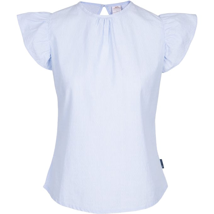 Trespass Dames Rhian Top (Marineblauw/Wit)