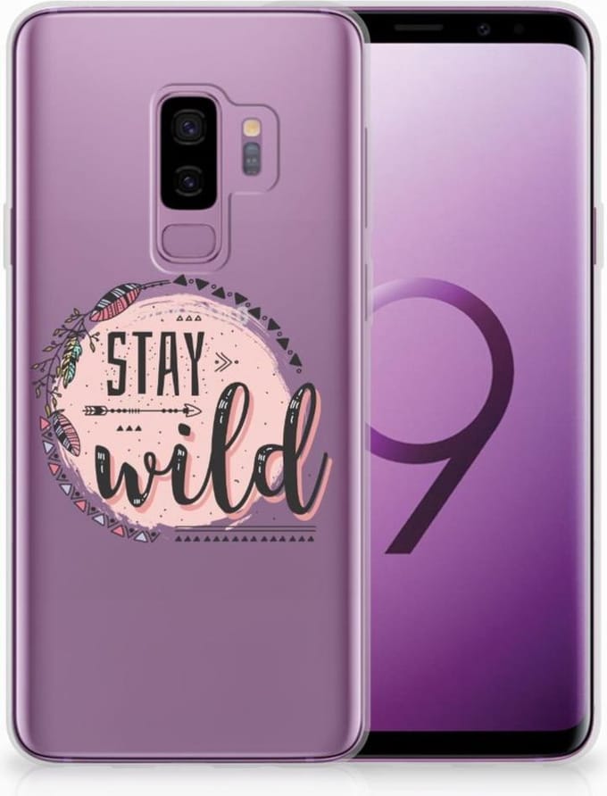 Samsung Galaxy S9 Plus Telefoonhoesje met Naam Boho Stay Wild