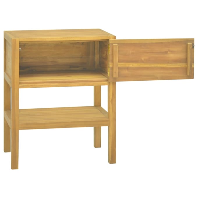 vidaXL - Badkamerkast - 60x40x75 - cm - massief - teakhout
