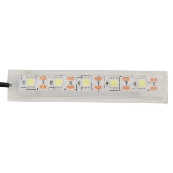 Aquarium LED-lamp, klein, USB, Betta-aquarium, wit licht voor binnenaquariumplanten white