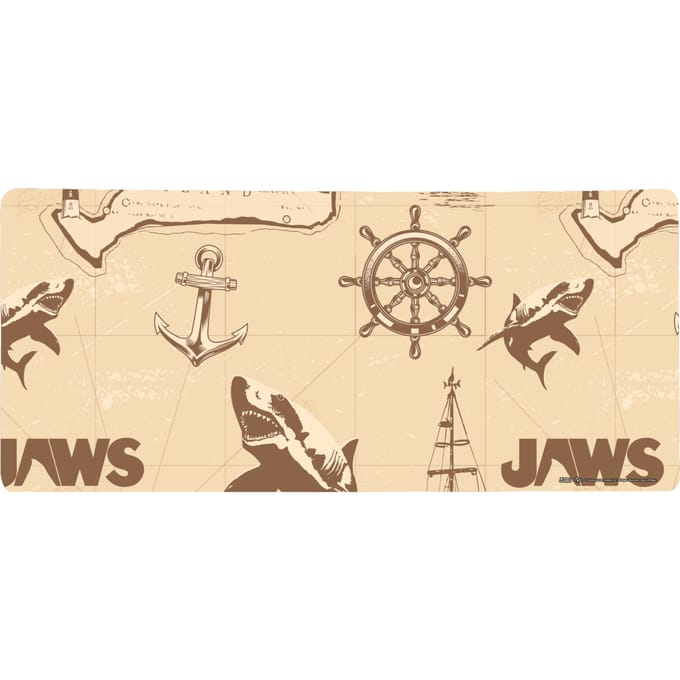 Jaws Map Gaming Mouse Mat - Large