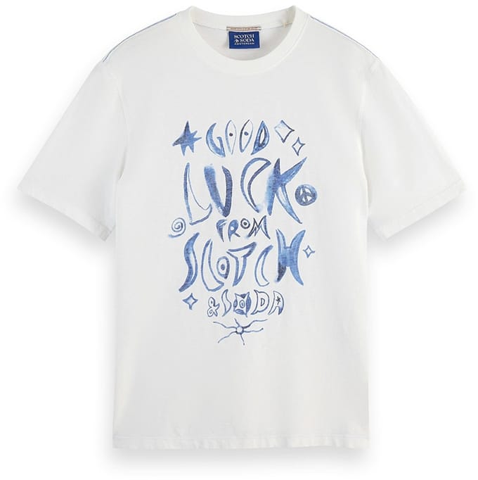 Scotch & Soda Washed Graphic Regular-Fit T-Shirt