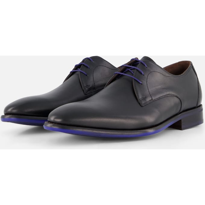 Floris van Bommel Floris van Bommel Netter veterschoenen zwart