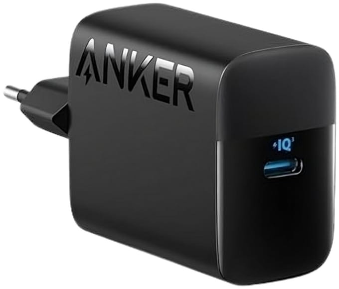 ANKER 45W Snellader GaN - USB-C, EU Plug - Zwart