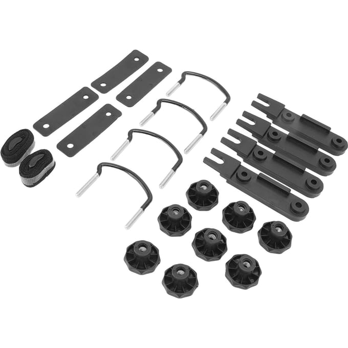 Universele Dakmontage Fitting Kit U-bouten Borgmoer Rubberen Pakking Klein Licht Dakbagage gray