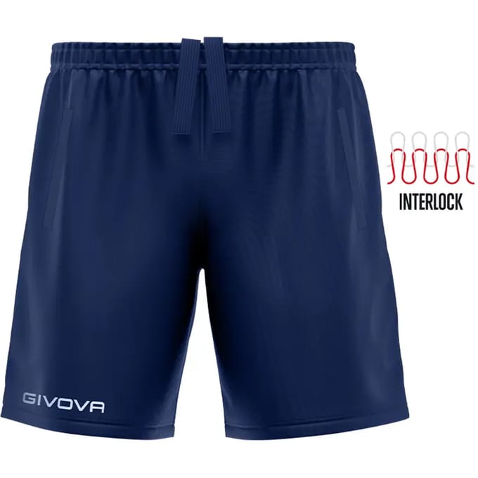 Sportshort Givova Pocket Blauw - L