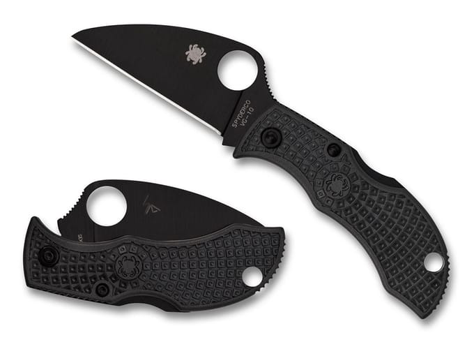 Spyderco Zakmes ManBug Lightweight Warnecliffe Black / Black VG-10
