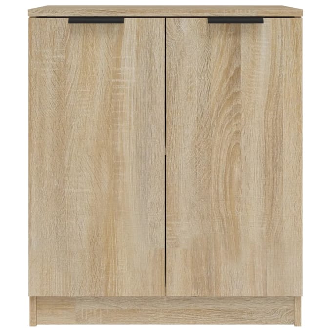 vidaXL - Dressoir - 60x30x70 - cm - bewerkt - hout - sonoma - eikenkleurig