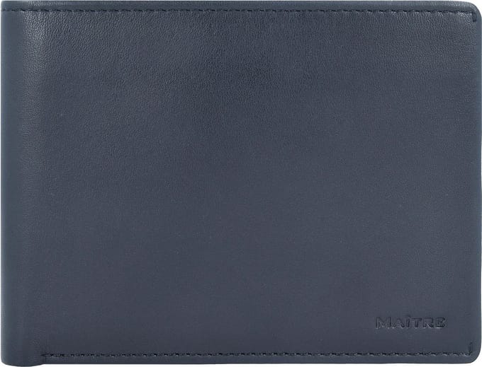 Maître Leren Portemonnee F3 Galbert BillFold H7 Black Zwart