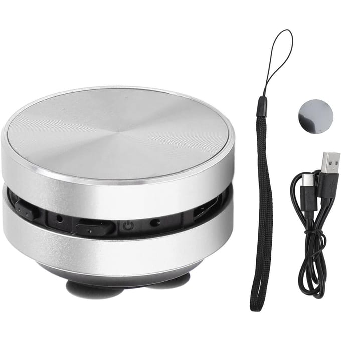 Bluetooth-beengeleidingsluidspreker Stereo Bass Draagbare kleine draadloze luidspreker met zuignap voor zilver
