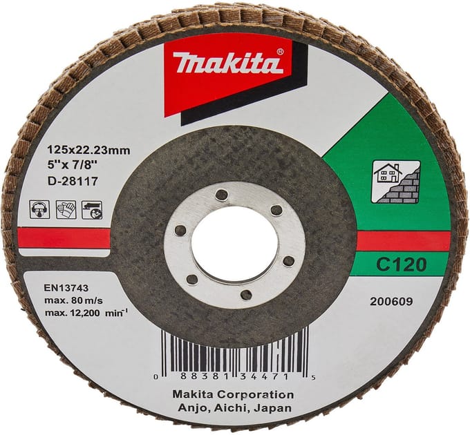 Makita D-28117 Lamellenschuurschijf Diameter 125 mm Korrelgrootte (num): 120 1 stuk(s)