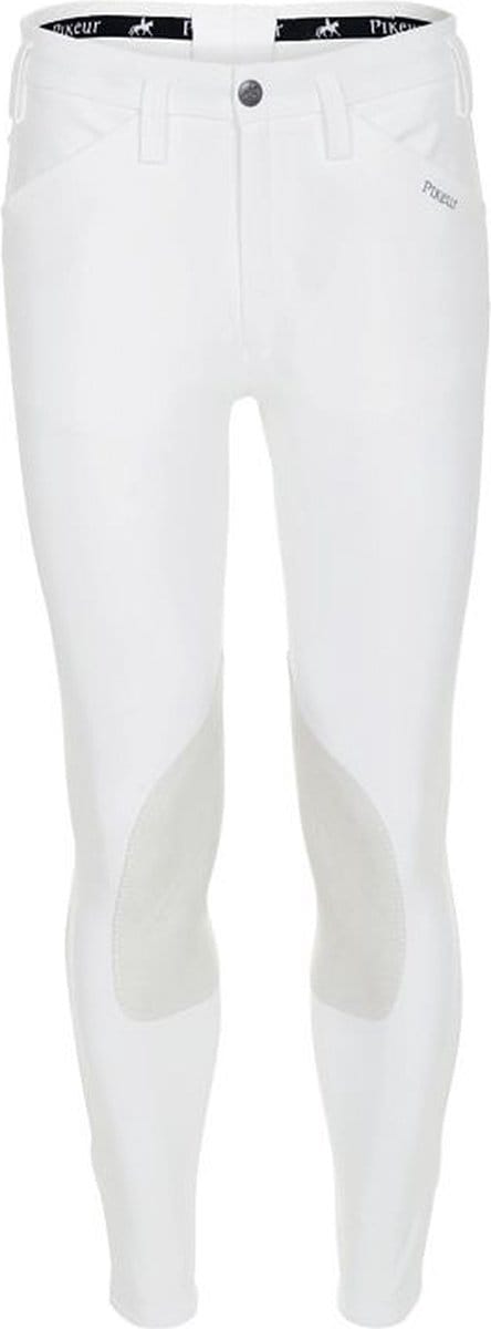 Pikeur Heren Rodrigo Fabric Knee Patch XXXS Wit