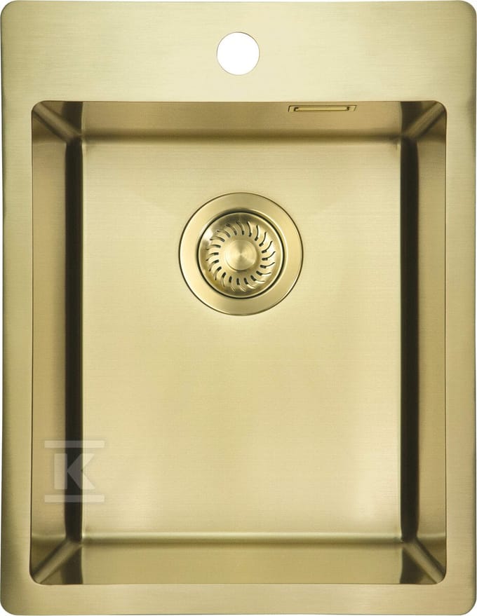 DEANTE Olfato Precious Speolbak 390x505x200mm staal kleur goud