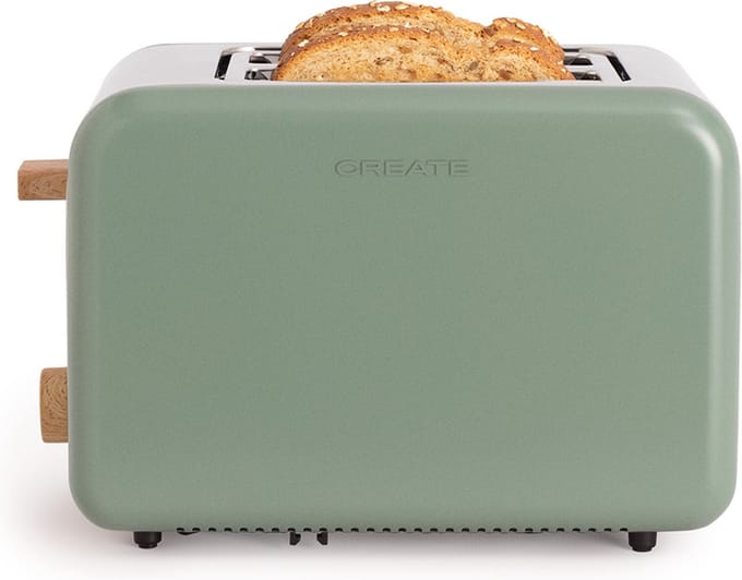 CREATE - Broodrooster - Voor Medium - 6 niveaus - 850W - Sage - TOAST RETRO