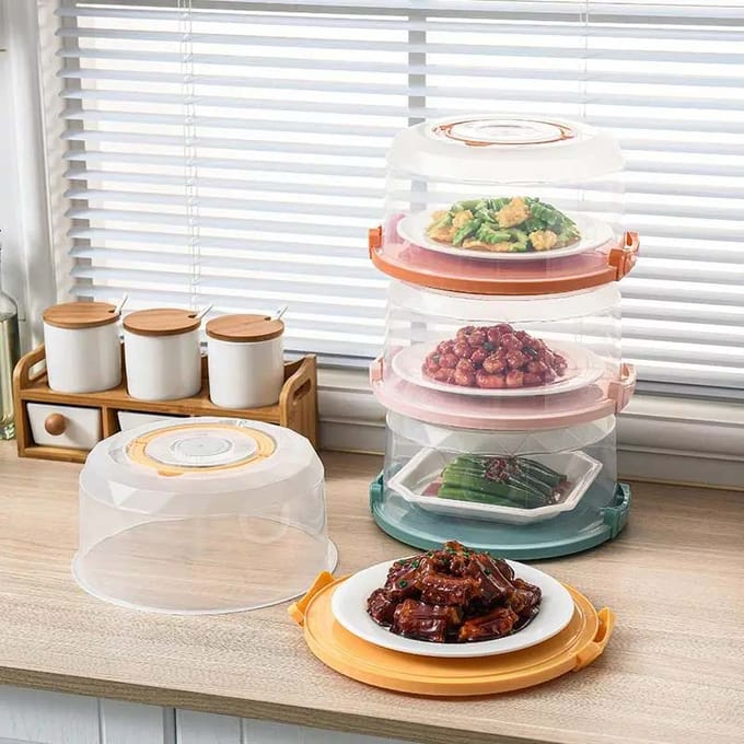 8 Inch Portable Cake Box Dessert Translucent Box Refrigerator Fresh-keeping Box Outdoor Food Storage Container Box Reusable Portable Packing Box vert