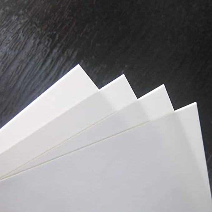 ABS Styreen Bladen 200 mm x 250 mm - 1,5 mm Dikte - 4 Stuks