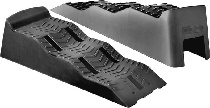 Nivelleerwiggen XL voor Camper en Caravan - 2 Stuks met Opbergtas