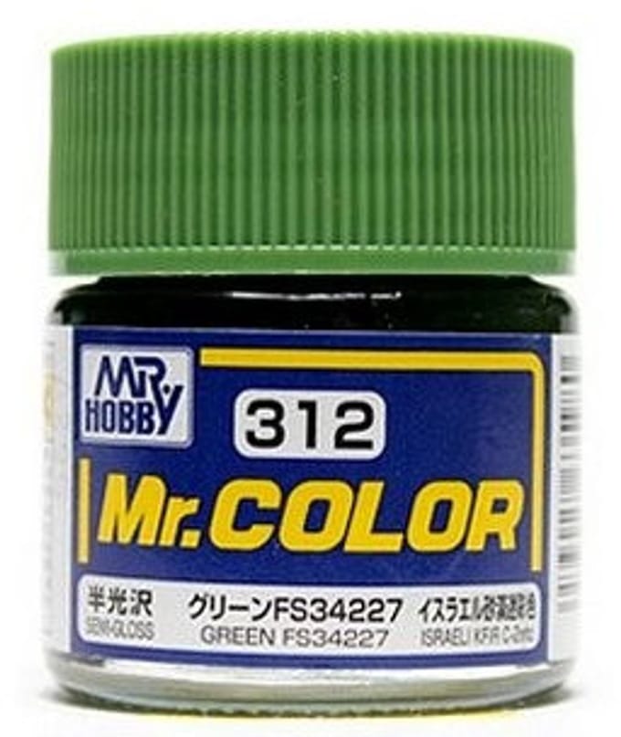 Gunze Mr. Hobby C-312 - Mr. Color 10 ml Green FS34227 - Lacquer Modelbouwverf