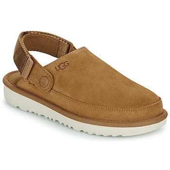 UGG® Goldenstar Clog for Kids in Brown, Size 3, Suede/Polyester