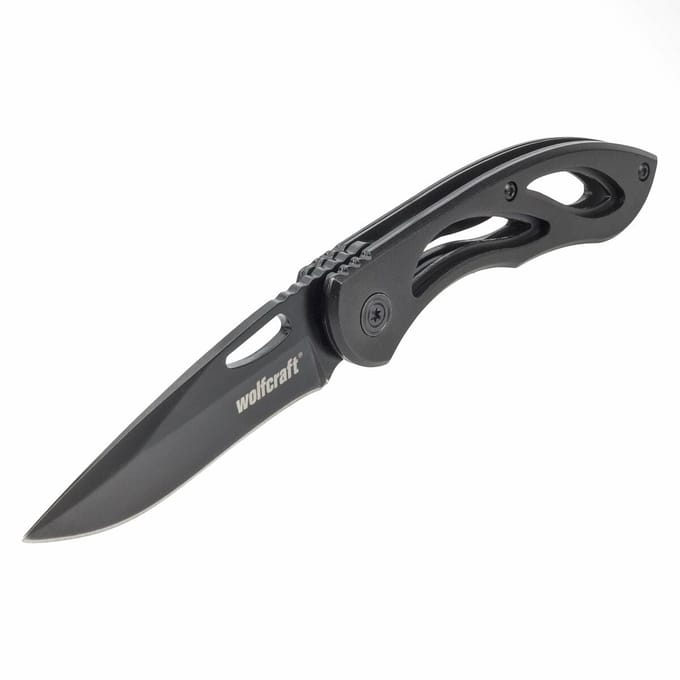 wolfcraft - Zakmes - Vrijetijdsmes met uitklapbaar lemmet - 4288000
