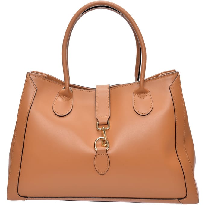 Isabella Rhea Brown Rundleer Tas