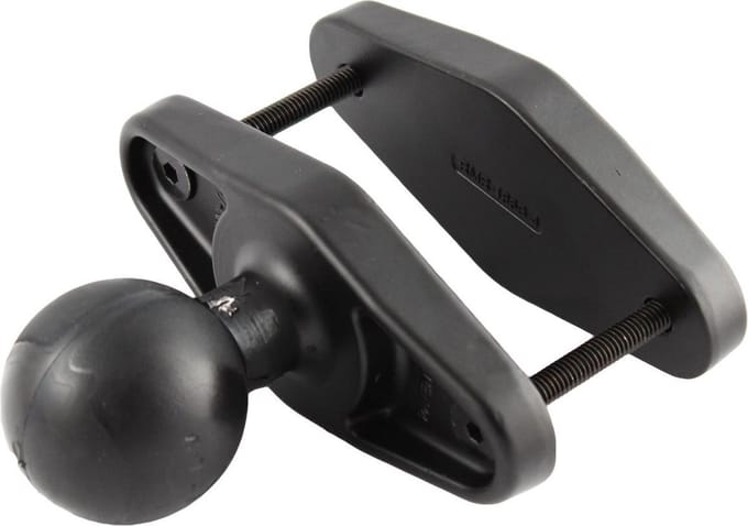 Vierkante Paal Klem Basis voor Palen tot 4" Breed - D Maat RAM-D-247U-4