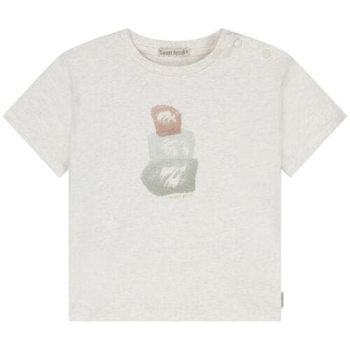 Sweet Petit peuter shirt Soft Ecru Melange 86 heren