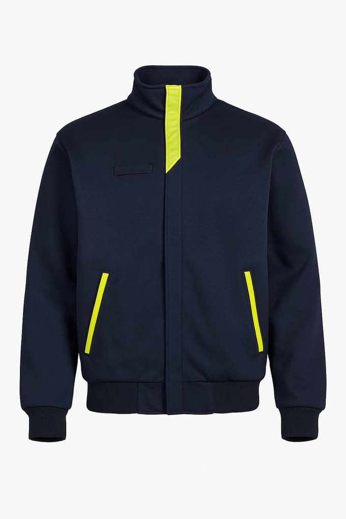 Bega Bomberjack 331 BSO FY1 – Marineblauw met Fluogeel | XL – Vlamvertragend & Antistatisch