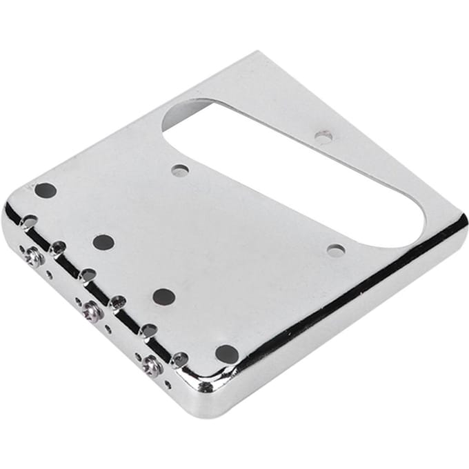 Elektrische Gitaar Zadels Brug 3 Zadels Vast voor TL Set Vervanging Elektrisch Instrument Zilver white