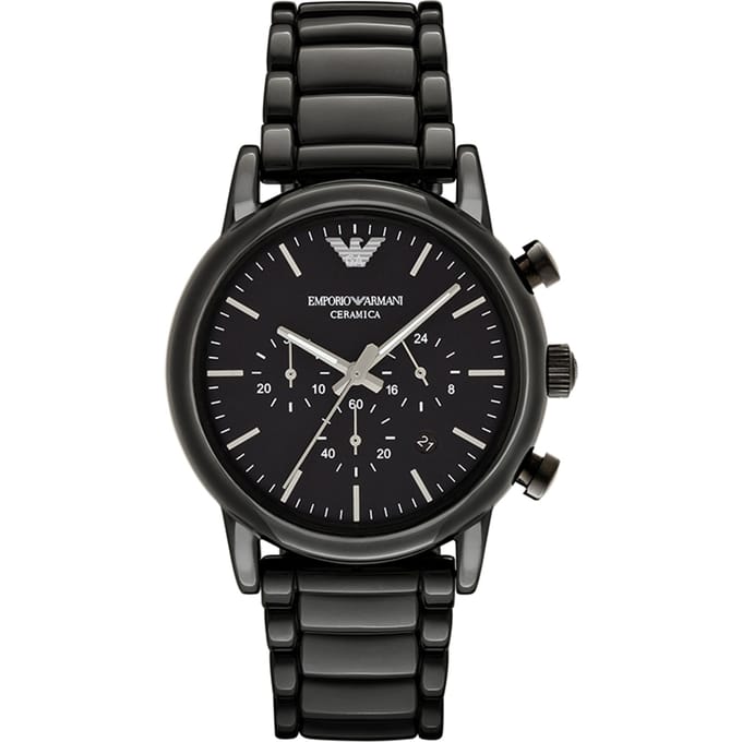 Emporio Armani Mens' Luigi Ceramic Chronograph Watch AR1507