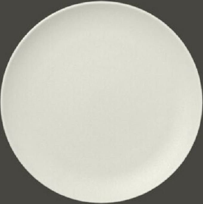 RAK NEOFUSION BORD PLAT COUPE - ECRU D 29CM