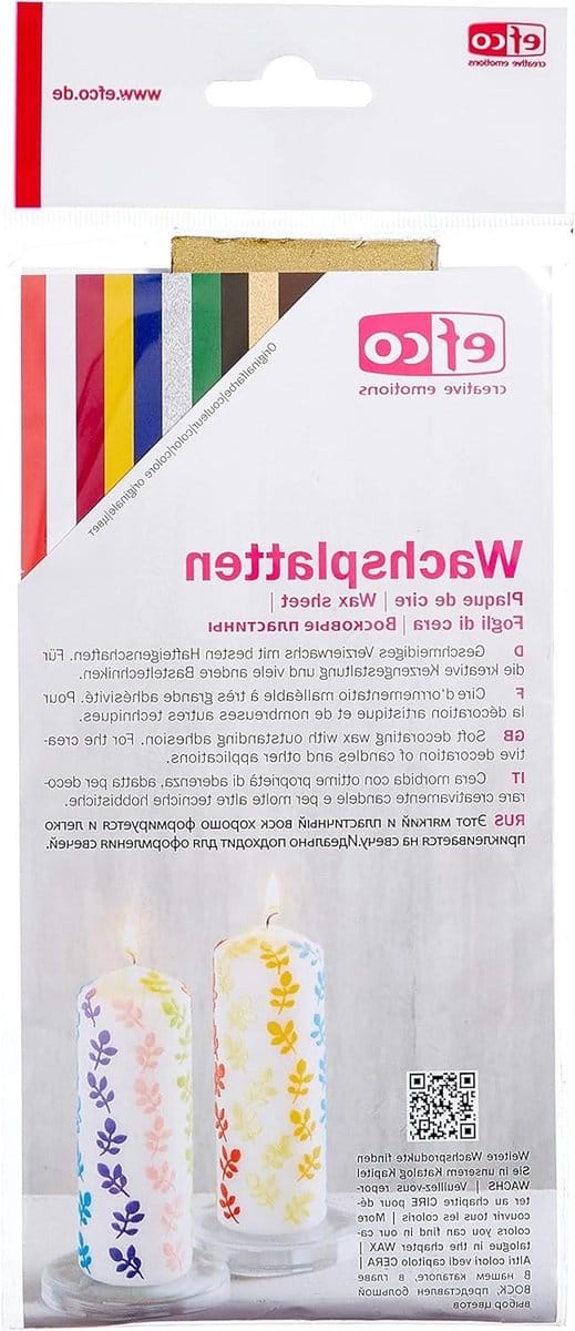 Wax Platen - Was Strips - Kaarsen Maken - Eenvoudig Te Bewerken - 20x5 cm - Gesorteerd
