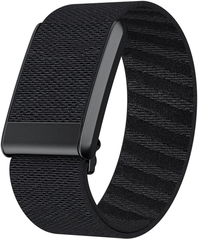 Strap-it Elastisch nylon bandje - geschikt voor Whoop 4.0 (zwart)