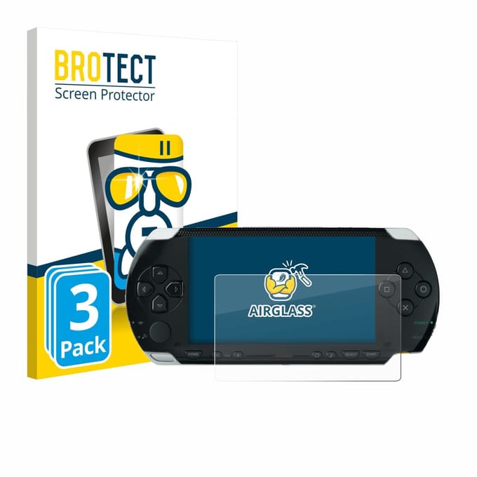 Screenprotector 3 Stuks voor Sony PSP 1000 Beschermglas transparant