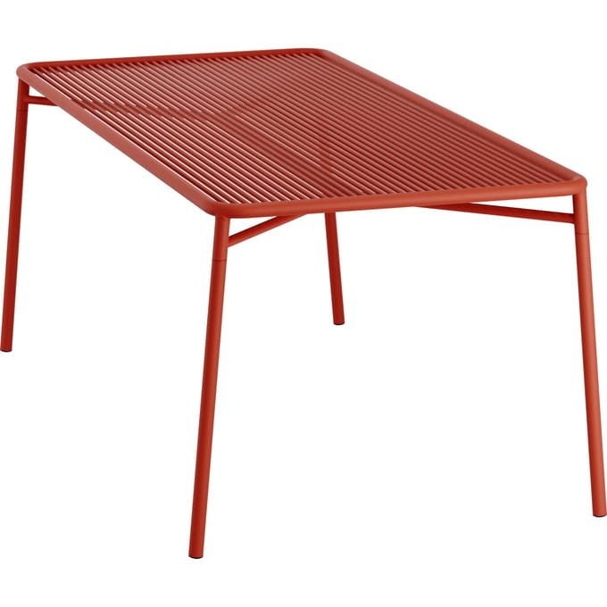 Objekte unserer Tage IVY Outddor Tisch - L - sienna red