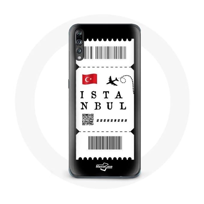 Case voor Samsung galaxy P20 pro Vliegticket Istanbul Türkiye