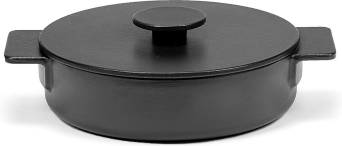 Serax Surface by Sergio Herman - Braadpan - Gietijzer - 1,7L - Ø 23cm - Zwart