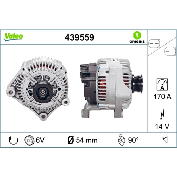Dynamo / Alternator VALEO ORIGINS NEW VALEO 439559
