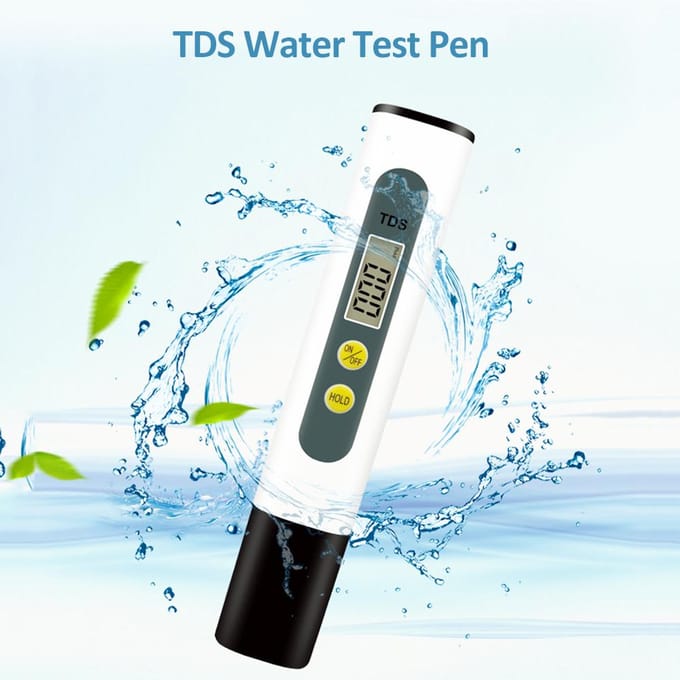 Multifunctionele TDS Water Testpen Huishoudelijk Waterkwaliteitstestinstrument Draagbare Waterhardheid wit