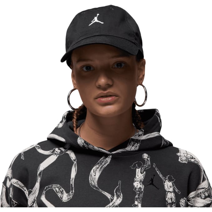 Jordan Club Unstructured Curved-bill Pet Zwart K010