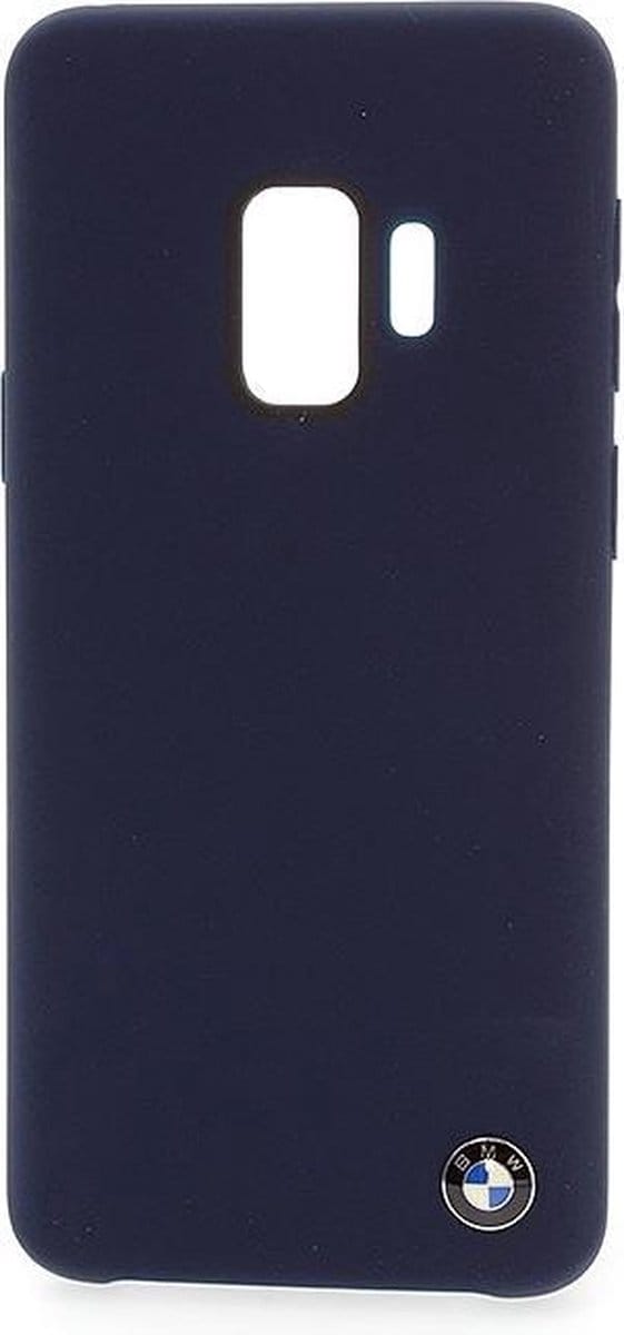 Blauw hoesje BMW - Backcover - Soft Touch - Leer - Galaxy S9 - BMW Edition