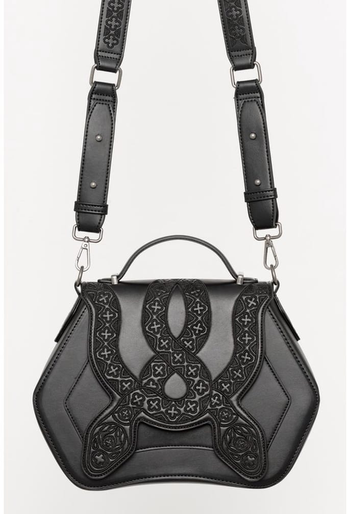 Restyle - Cathedral Snake Schoudertas - Zwart