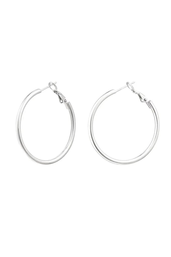 Hoops Zilver - Basic - Jewelleries.nl - Dames - Oorringen