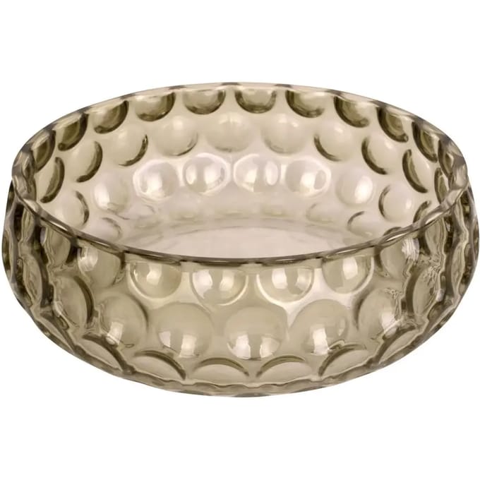 Present Time Schaal Speckles - Large - Glas Mosgroen - Ø26x7cm - Glas - Modern - Woonkamer