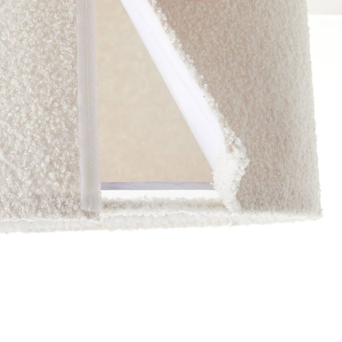 Brilliant Teddy - Plafondlamp - E27 max 1x25W - Teddystof - Beige